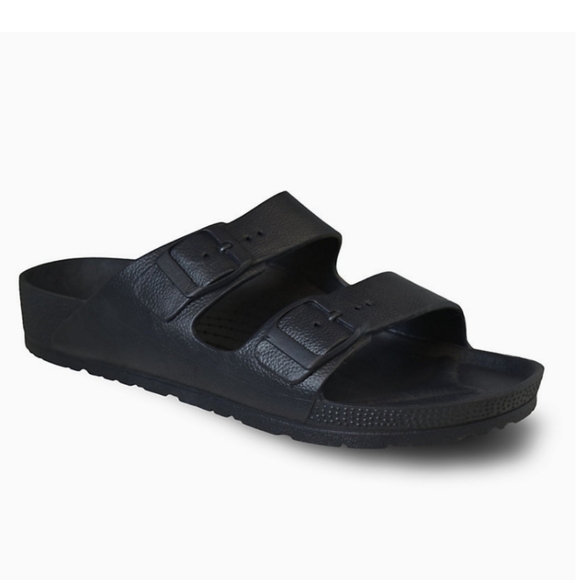 Tecs Shoes - Tecs Two Band Sandals Black -7